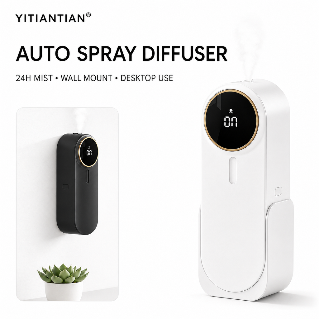 Automatic Aroma Diffuser – 5 Spray Modes for Home, Office, Bedroom & Toilet