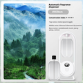 Wireless Aroma Diffuser – Auto Spray, LED Light, Rechargeable Wall Mount & Desktop