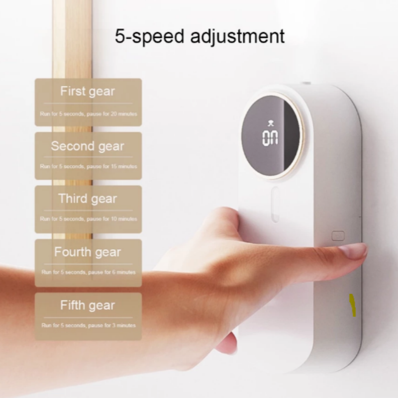 Automatic Aroma Diffuser – 5 Spray Modes for Home, Office, Bedroom & Toilet